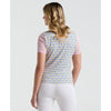 Original Penguin Lattice Short Sleeved top - Charm Pink print