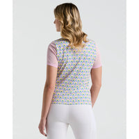 Original Penguin Lattice Short Sleeved top - Charm Pink print