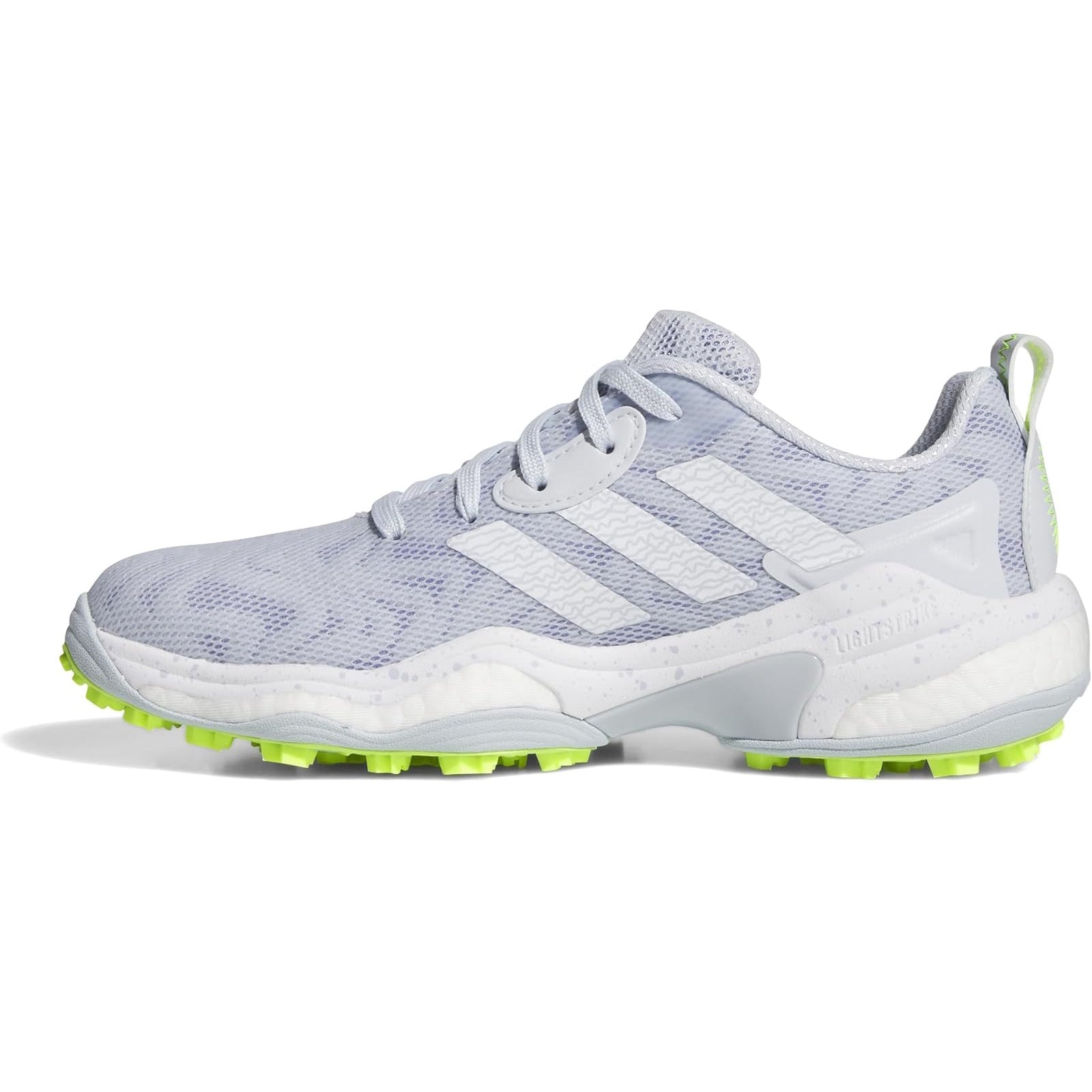 Adidas CodeChaos 25 Spikeless Golf Shoe - Halo Blue / Cloud White / Lucid Lemon