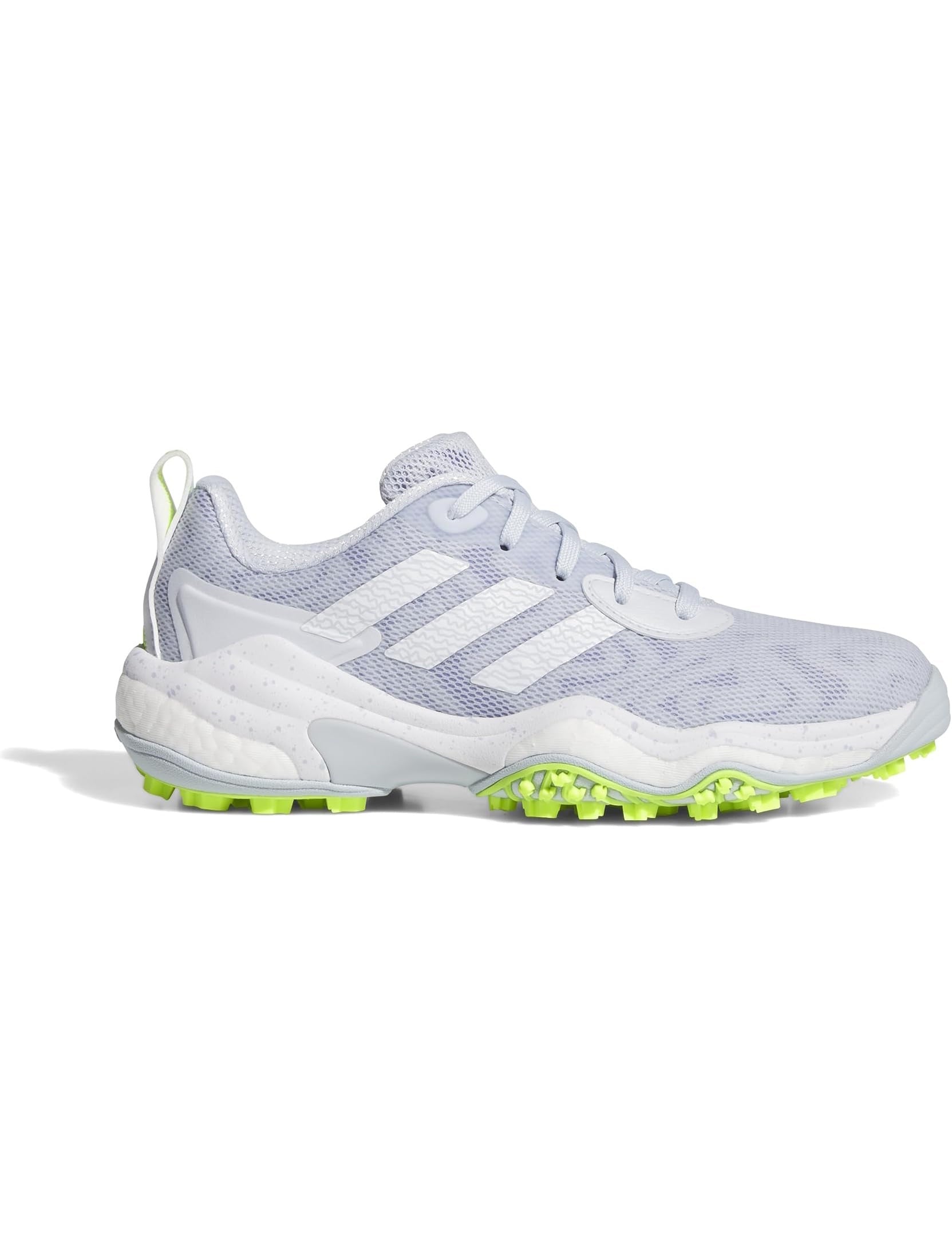 Adidas CodeChaos 25 Spikeless Golf Shoe - Halo Blue / Cloud White / Lucid Lemon