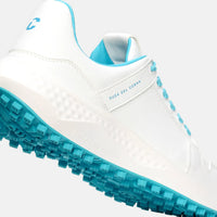 Duca del Cosma Licata Golf Shoes - White/Aruba Blue
