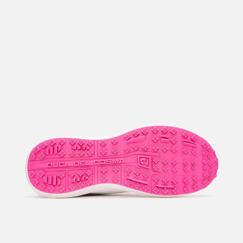 Duca del Cosma Andiamo golf shoes - White/Knockout Pink