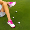 Duca del Cosma Andiamo golf shoes - White/Knockout Pink
