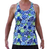 Pickleball Bella racerback vest - Blue Dink