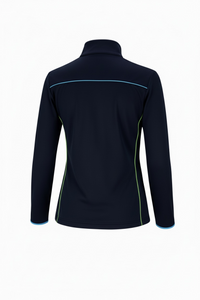 JRB Midlayer Jacket - Navy with River Blue/Lime Piping