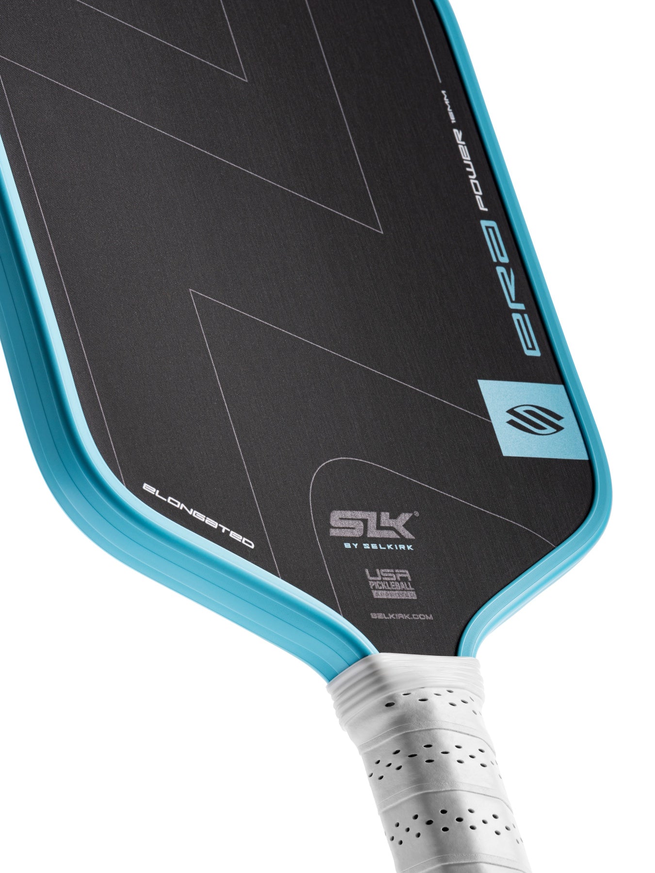 Selkirk SLK ERA Power Elongated pickleball paddle - Cyan Blue