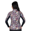 Nancy Lopez Long Sleeved 1/4 Zip  - Flow Blast Black Multi