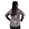 Nancy Lopez Long Sleeved 1/4 Zip  - Flow Blast Black Multi