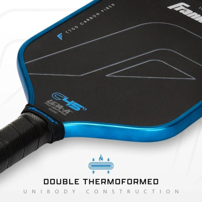 Franklin C45° Carbon Hybrid Series Pickleball Paddle - Black/Blue