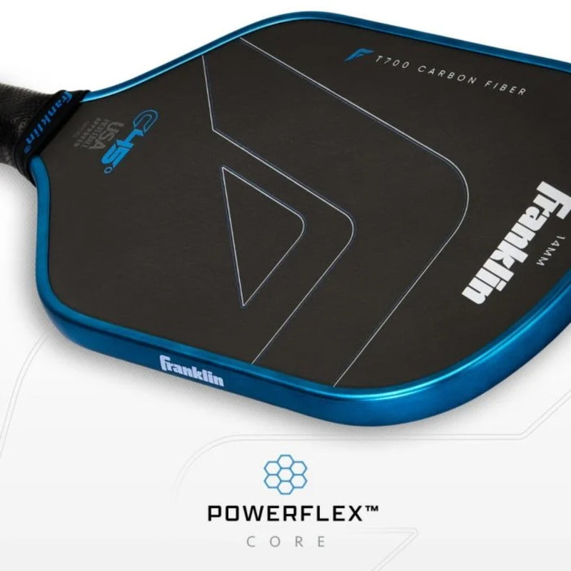 Franklin C45° Carbon Hybrid Series Pickleball Paddle - Black/Blue