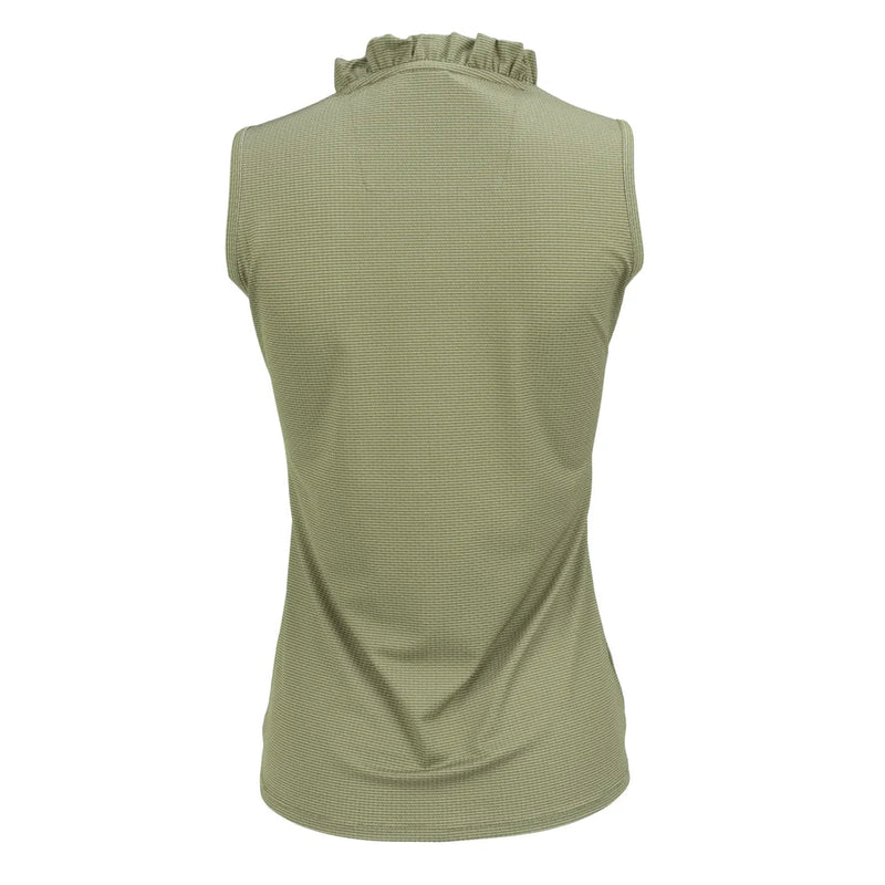 Nancy Lopez Fresh sleeveless polo - Olive