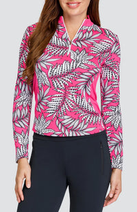 Tail Benton long sleeved top - Cascading Ferns