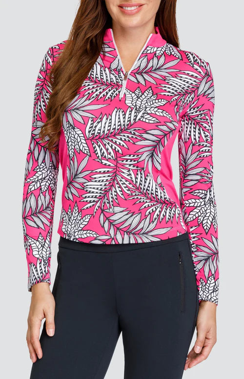 Tail Benton long sleeved top - Cascading Ferns