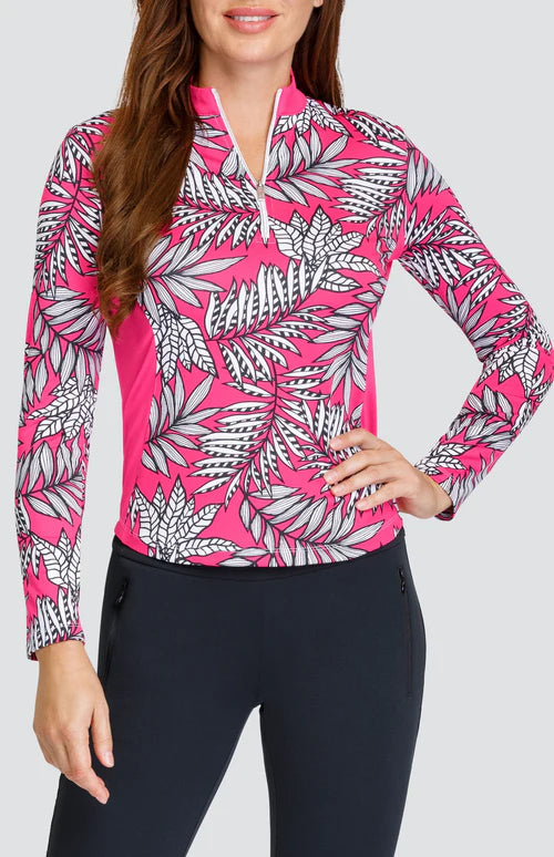 Tail Benton long sleeved top - Cascading Ferns