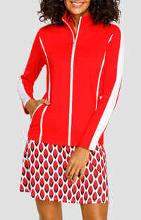 Tail Reilly Full Zip Jacket - Cardinal Red