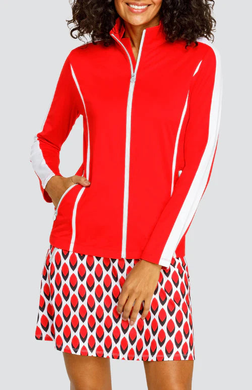 Tail Reilly Full Zip Jacket - Cardinal Red