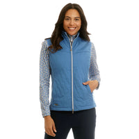 Island Green Padded Gilet - Stone