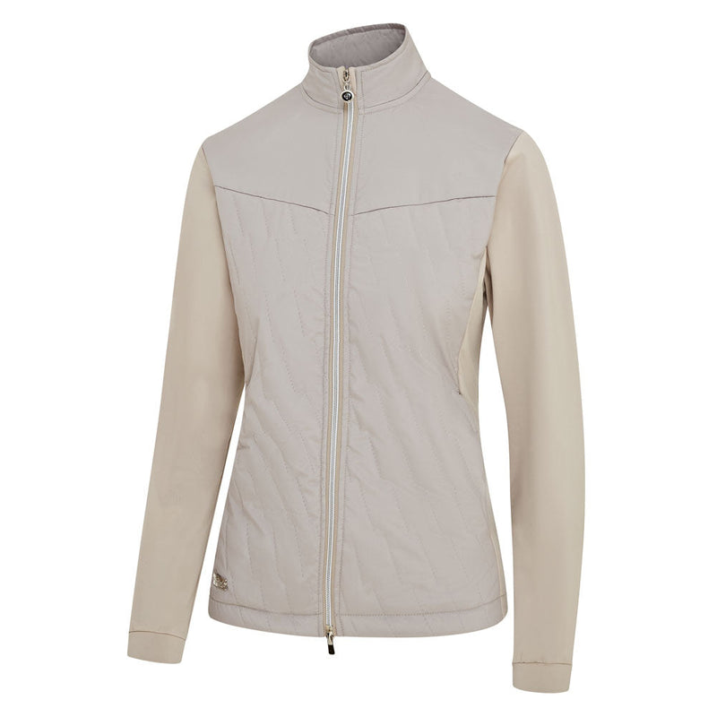 Island Green Padded Jacket -  Stone