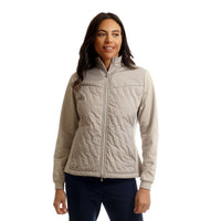 Island Green Padded Jacket -  Stone
