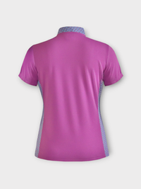 Island Green Short Sleeved Polo - Raspberry