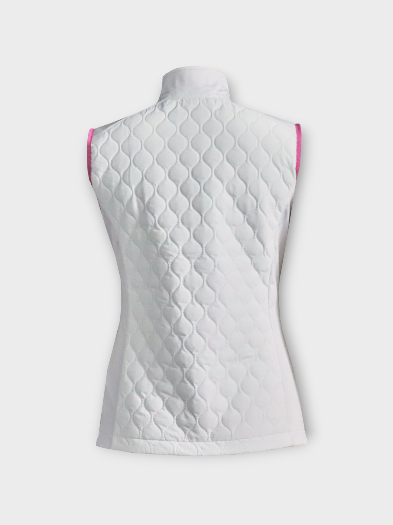 Island Green Quilted Gilet/Vest - White