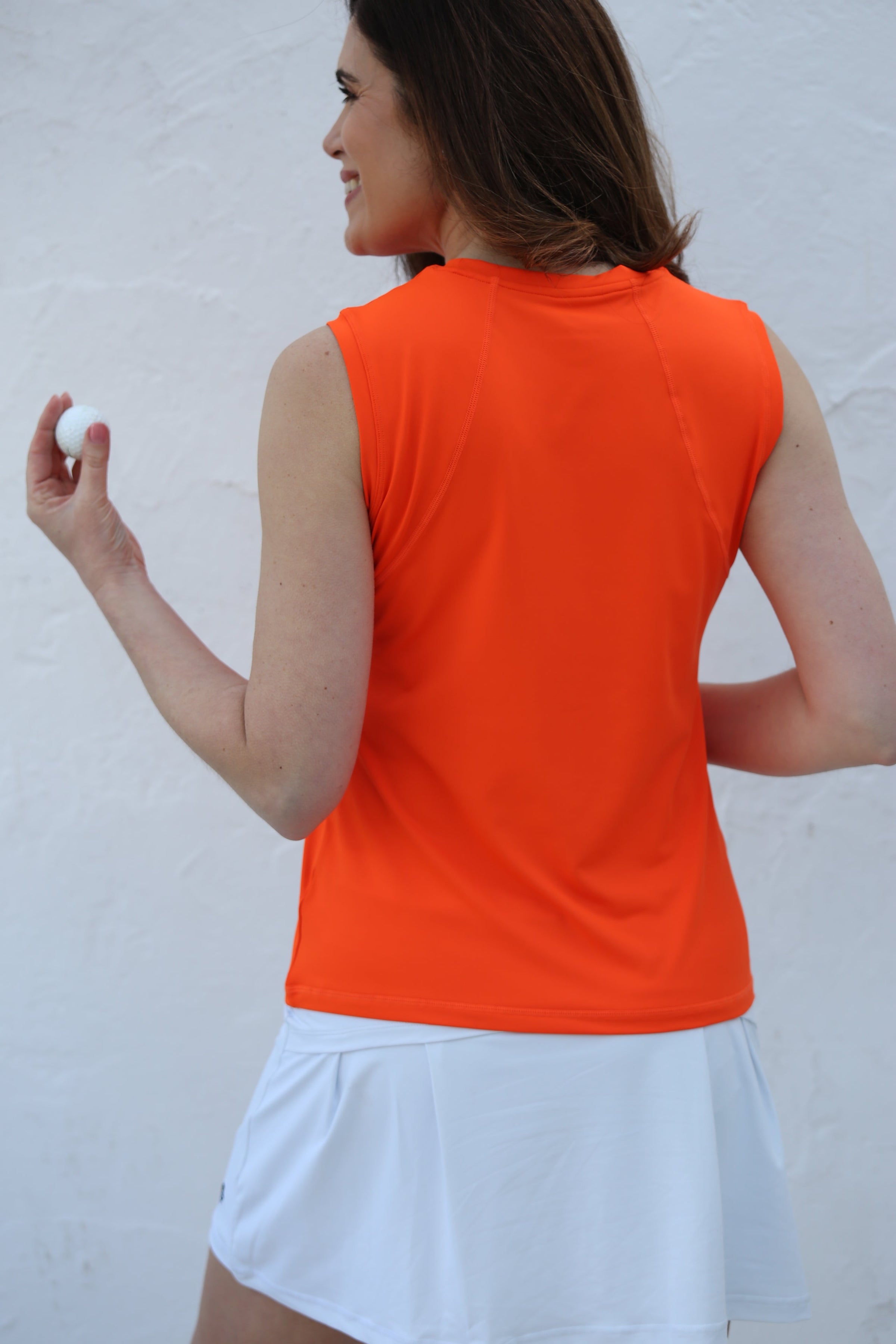 Tangerine tank top