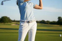 Suitably Sporty Woven stretch belt - White