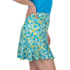 Nancy Lopez Bloom Flip 17" skort - Ice multi floral