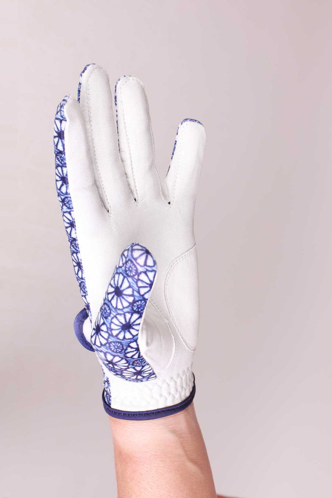 Suitably Sporty Golf Glove - Indigo Dye