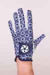 Suitably Sporty golf glove (left hand) - Indigo Dye