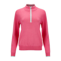 JRB Sweater (1/4 zipped) - Rose Pink