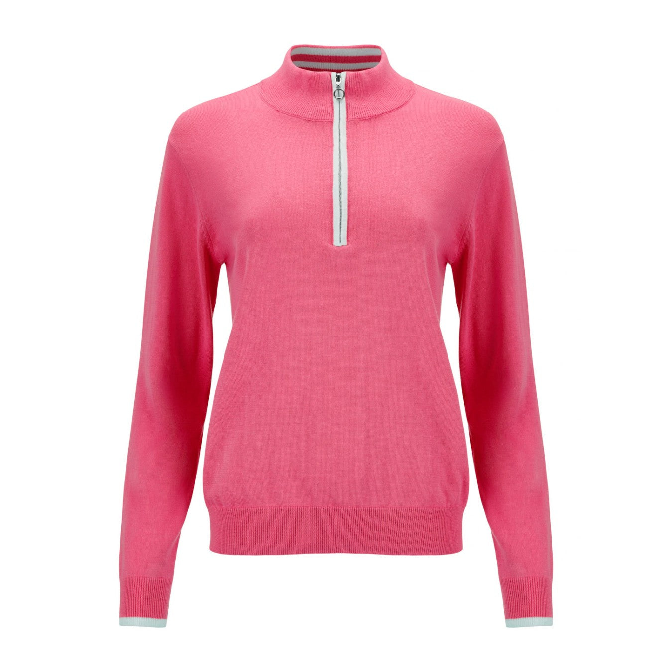 JRB Sweater (1/4 zipped) - Rose Pink