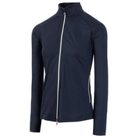 Island Green embossed lightweight jacket - Navy