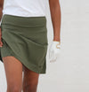 Famara Kick pleat skort - Moss