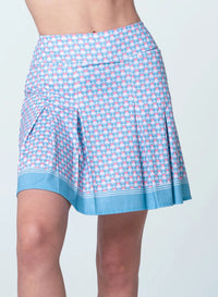 Lucky in Love Pleat Skort - Linen Glam