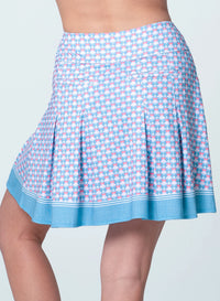 Lucky in Love Pleat Skort - Linen Glam