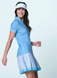 Lucky in Love Pleat Skort - Linen Glam