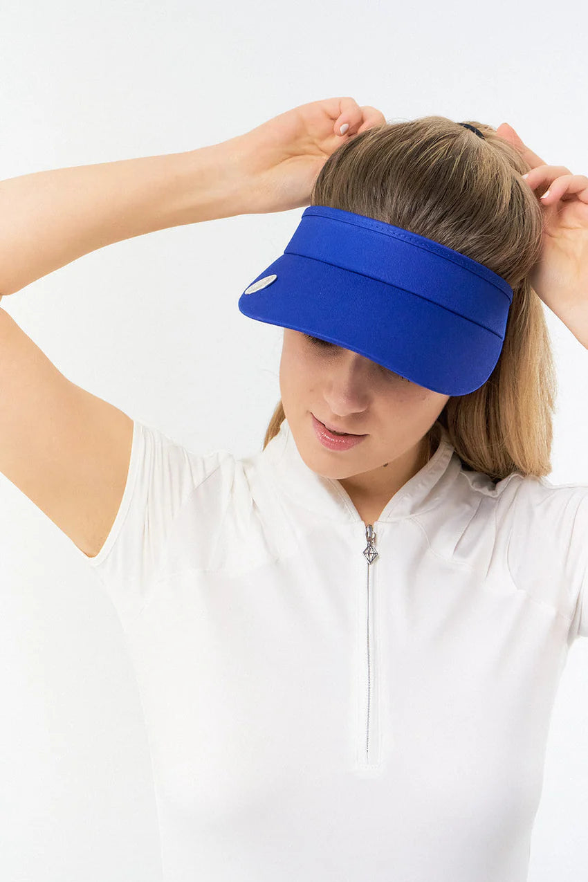 Plain wired visor - Royal blue