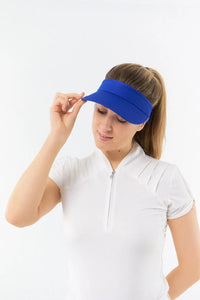 Plain wired visor - Royal blue