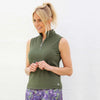 Famara sleeveless top - Moss