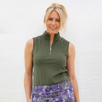 Famara sleeveless top - Moss