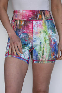 Famara Women's Skins/Shorts - Monet print