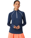 Original Penguin Veronica Long Sleeved top - Black Iris (dark navy)
