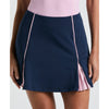 Original Penguin Colour Block Pleated Skort - Black Iris (dark navy) / pink