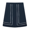Original Penguin Colour Block Piped Skort - Black Iris (dark navy) / white piping