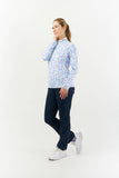 Pure Golf Serenity Long Sleeved Polo - Opal Wish