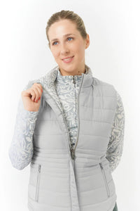 Pure Golf Eve reversible gilet - Winter Foliage