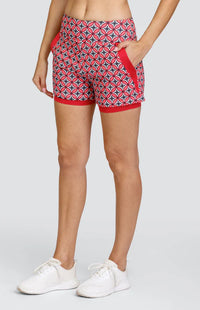 Tail Slice shorts - Sphere red