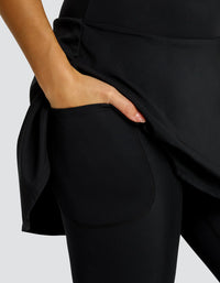 Tail Skipper Skeggings - Onyx black