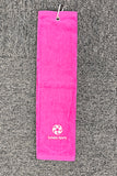Suitably Sporty Tri-fold  towel - Pink